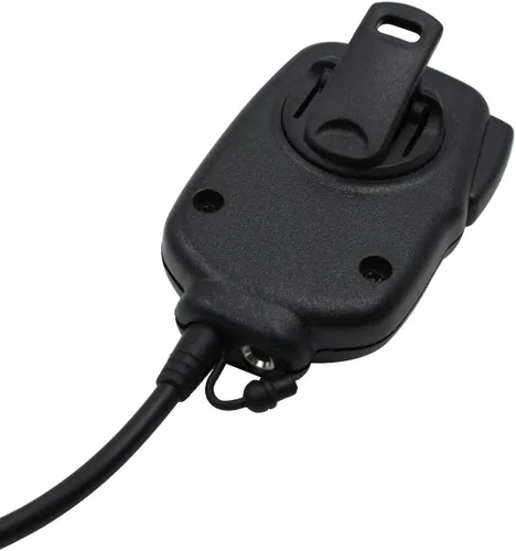 Miniatura 4 de Micrófono de altavoz remoto de hombro de 2 pines PTT para Kenwood Puxing Wouxun Baofeng radio bidireccional 2 pines