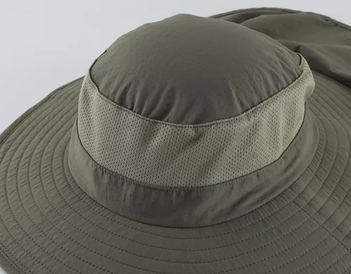 Miniatura 6 de Home Prefer Sombrero de sol UPF50+ de malla para exteriores, de ala ancha, con solapa para el cuello, sombrero de pesca para hombres y mujeres Verde