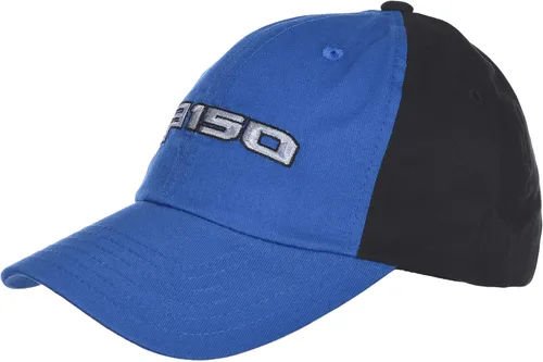Miniatura 3 de Gorra ajustable con logo de la bandera de cuadros para hombre Ford F150, azul y negro