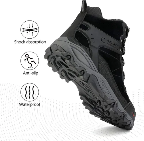 Miniatura 5 de NORTIV 8 - Botas de senderismo impermeables para hombre