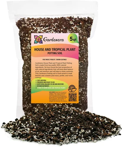 Miniatura 74 de Musgo de Turba de Esfagno Natural Premium - Enmienda de Suelo de Jardinería y Medio de Suelo para Plantas Carnívoras de Gardenera