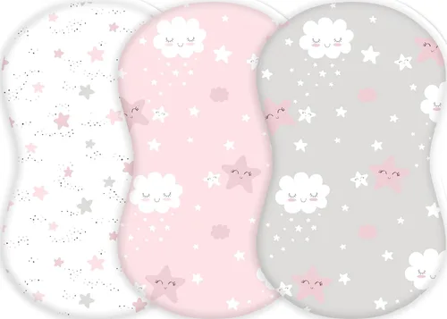 Miniatura 17 de Sábanas de moisés para Papablic, CoZee, Cowiewie, Ezebaby, Nawahev cuna y cama de noche para bebé de TansyPanda, 3 piezas, 33x20, ultra suaves