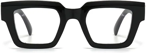 Miniatura 2 de Gafas de lectura estilo Oprah para mujeres y hombres, lectores cuadrados de moda con bloqueo de luz azul L05