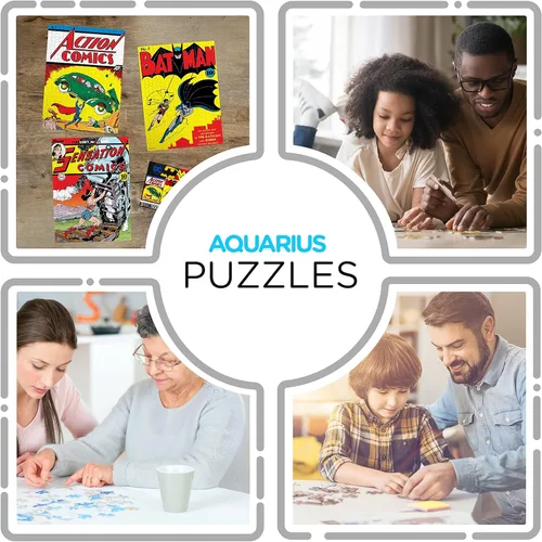 Miniatura 4 de DC Comics - Juego de rompecabezas de 3 x 500 piezas con póster adicional, paquete de rompecabezas de superhéroe para adultos, niños y familias