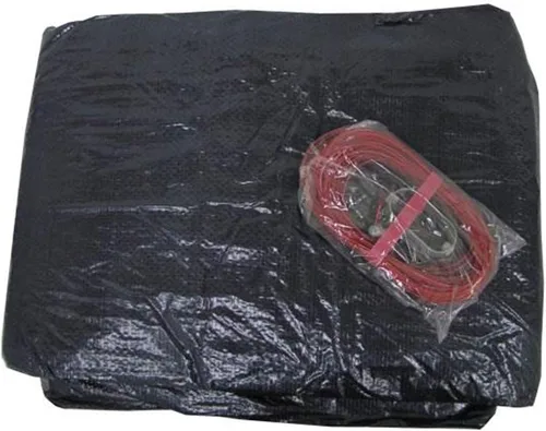Miniatura 4 de Nueva cubierta redonda de invierno sobre el suelo para piscina de 28 pies + 2 almohadas de aire de 4 x 8 pulgadas
