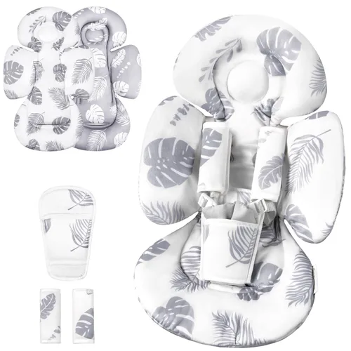 Miniatura 12 de Inserto de asiento de coche para bebé Genérico Compatible con columpio Mamaroo y columpio Graco y asiento de coche para bebé, soporte de cabeza