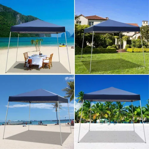 Miniatura 7 de Tienda desplegable de 10 x 10, tienda plegable impermeable portátil para uso doméstico con bolsa de transporte
