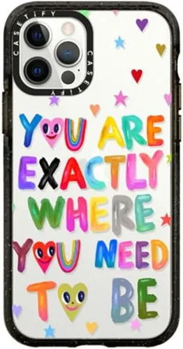 Miniatura 32 de CASETiFY Impact - Funda para iPhone 12 y iPhone 12 Pro, Bearly Awake, color negro transparente