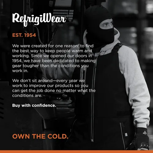Miniatura 5 de RefrigiWear Flex-Wear - Pasamontañas de cuello largo con forro ligero y agujero abierto