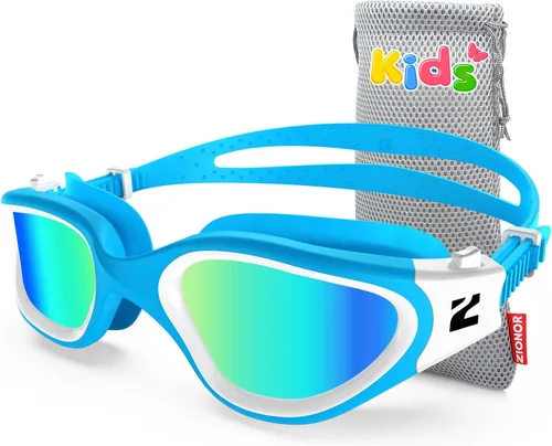 Miniatura 22 de ZIONOR Gafas de Natación para Niños, G1MINI SE Gafas de Natación Antivaho para Niño Niña 6-14 A3 (Lente azul transparente - Allclear)