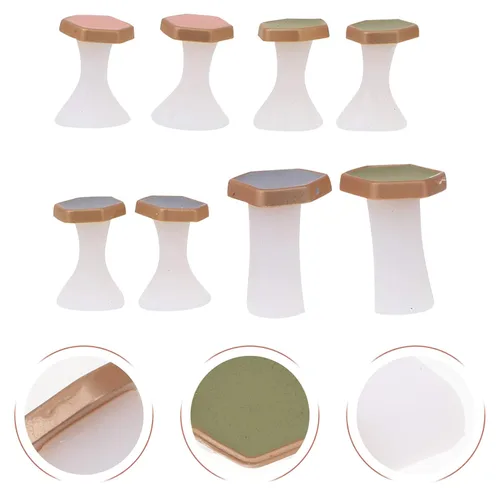 Miniatura 8 de Beaupretty Protector de uñas 8pcs Splitter Nail Polish Stand Foot Pedicure Tools