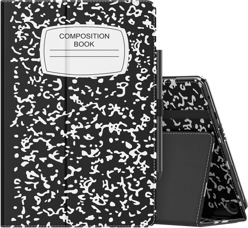 Miniatura 25 de MoKo - Funda para tablet Kindle Fire HD 10 y 10 Plus (11.ª generación, versión 2021), diseño delgado y plegable con función de encendido y apagado