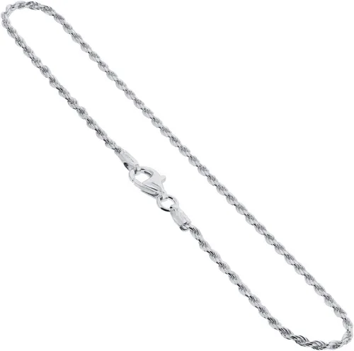 Miniatura 5 de Gem Avenue Tobillera de plata de ley 925 para mujer con un cierre seguro de langosta y cadena de pie de cuerda de 0.069 pulgadas, elige entre