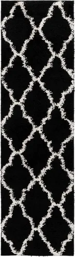 Miniatura 56 de Safavieh - Dallas Shag Collection SGD257A - Alfombra de área con diseño de enrejado de 10 x 14 pies