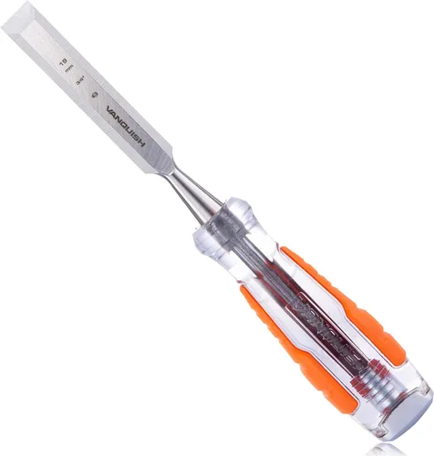 VANQUISH Cincel de madera de alto impacto con hoja forjada de una pieza cincel de embutir de 3/4 pulgadas para carpintería (4605)