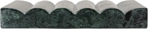 Miniatura 4 de Creative Co-Op Jabonera de mármol tallada a mano, verde