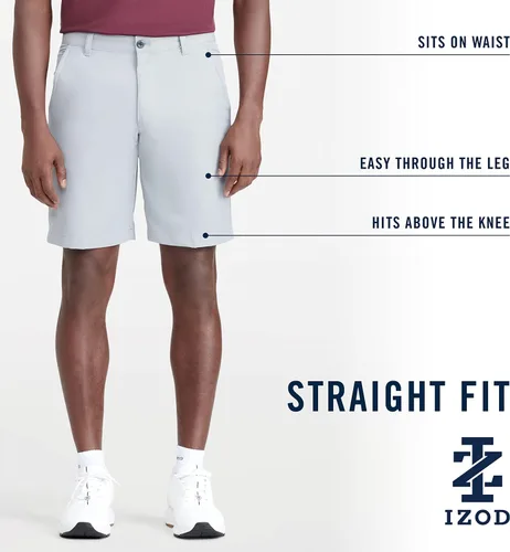 Miniatura 7 de IZOD Pantalones cortos de golf Swingflex de corte recto para hombre