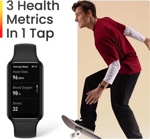 Miniatura 5 de Amazfit Band 7 - Rastreador de fitness y salud para mujeres y hombres, batería de 18 días, Alexa incorporada, pantalla AMOLED de 1.47 pulgadas, Negro
