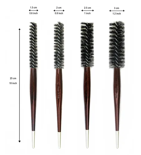 Miniatura 3 de Tredoni Cepillo redondo de pelo corto de 1 pulgada – Estilo flequillo/flequillo, secado por soplado, alisado, rizado y añade volumen al cabello