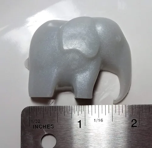 Miniatura 6 de Amy's Bubbling Boutique Jabones de elefante para baby shower, fiesta de primer cumpleaños, cabras, leche y miel, paquete de 20 unidades (gris)