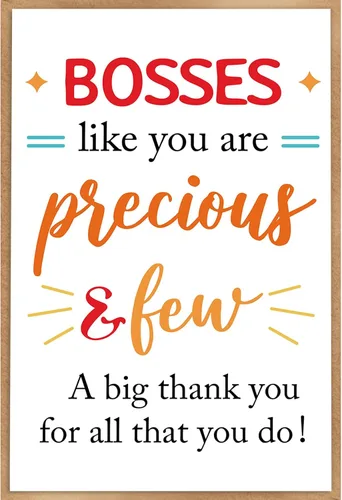 Miniatura 11 de Tarjeta del día del jefe, regalos del día del jefe para mujeres y hombres, tarjeta de regalo feliz del día del jefe para jefe de empleados