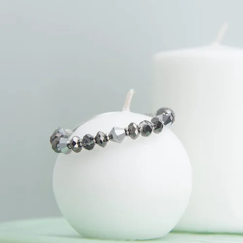 Miniatura 52 de Pulsera elástica de alerta médica, pulsera de identificación médica de repuesto intercambiable, etiqueta de identificación no incluida, cristales