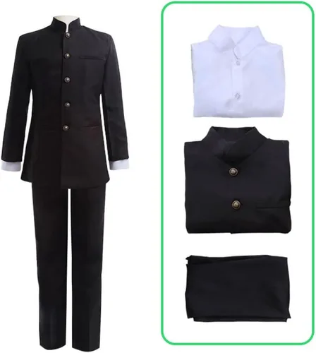 Miniatura 5 de Kageyama - Disfraz de Shigeo para cosplay, uniforme escolar, chaqueta y pantalones, conjunto completo para fiesta de Halloween