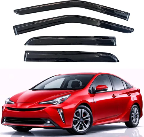 Miniatura 24 de KPY Visor de ventana compatible con Hyundai Tucson 2021-2025, 4 piezas de deflector de ventilación para ventana lateral, estilo Mugen, protector