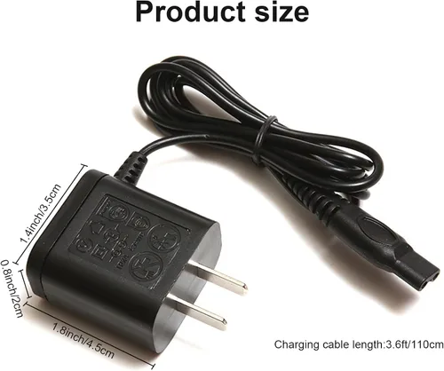 Miniatura 4 de LinMei Cable de alimentación adaptador de 15 V compatible con Philips Norelco HQ8505 7000 5000 3000 Series 3500 MG3750 MG5750 MG7750 S1560