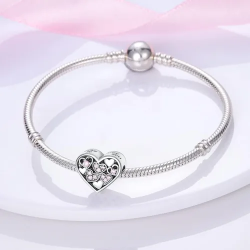 Miniatura 2 de MULA - Dijes de plata de ley 925 para pulseras y collares, dijes de bolso, cuentas, gato, tortuga, regalo de joyería para mujeres y niñas