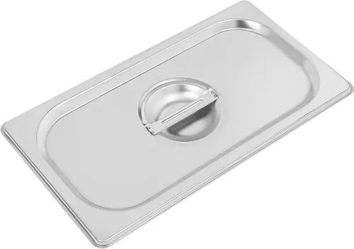 Miniatura 8 de DYNAMI Calentador de alimentos para bufé comercial de 110 V, mesa de vapor eléctrica grande de acero inoxidable de 3 bandejas con diseño