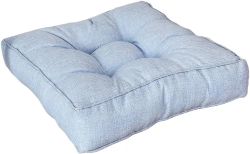 Miniatura 22 de Cojín cuadrado sólido de 16 pulgadas para silla, estilo tatami, cojín antideslizante y grueso, tapete suave para silla de oficina, cocina, comedor