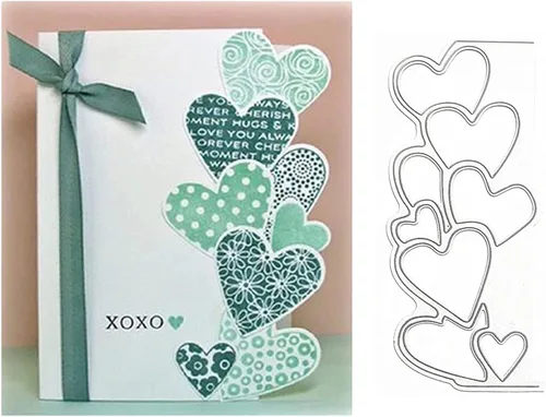 Miniatura 15 de Troqueles de álbum de recortes para hacer tarjetas, troqueles de corte de metal para Navidad, plantilla de perforación para manualidades de papel