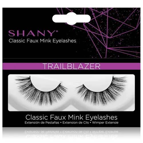 SHANY TRAILBLAZER - Pestañas clásicas de imitación de visón, duraderas, de un solo par, reutilizables, esponjosas, suaves, con volumen medio, 3D
