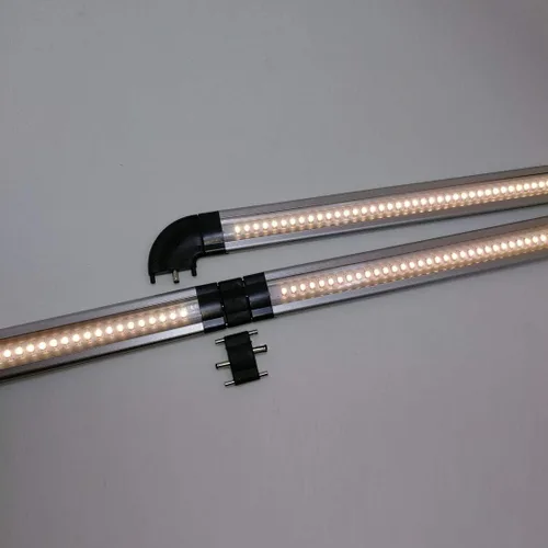 Miniatura 5 de EZ-Fit Conector recto para luces LED lineales debajo del gabinete con 2 enchufes macho DC3.5 SR conector 2PCS