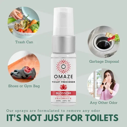 Miniatura 5 de Mist N Go Refresh - Aerosol para inodoro – Eliminador de olores y neutralizador de olores de baño – Aseo y baño huele bien spray – Flor