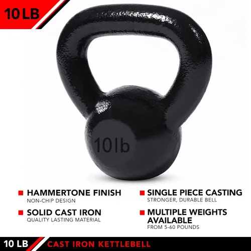 Miniatura 3 de JFIT Kettlebell Weights Cast Iron