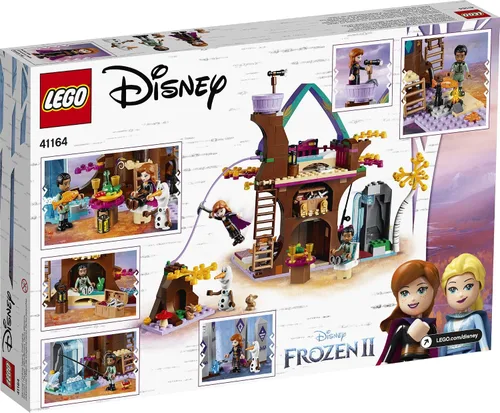 Miniatura 5 de LEGO Disney Frozen II Enchanted Treehouse 41164 Kit de construcción de casa del árbol de juguete con muñeca Anna y figura de conejo para juego