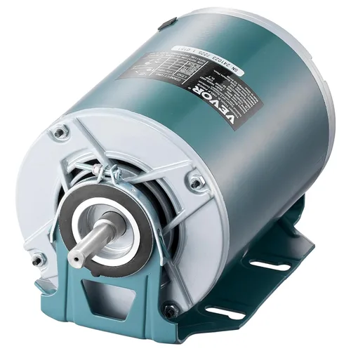 Miniatura 15 de VEVOR Motor soplador de horno de 1/2HP, 1075RPM 5 velocidades, 208/230V 2.7A, bastidor 48 longitud del eje 3.4", diámetro del eje 0.5", rotación