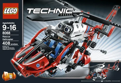 Miniatura 2 de LEGO Helicóptero de Rescate Técnico 8068