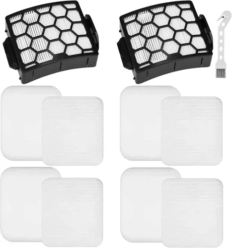 Leadaybetter UV900 Filtros de Reemplazo para Aspiradora Shark Performance Lift-Away UV850 UV950 DuoClean Vertical, Comparar con la Parte # XHF320 &