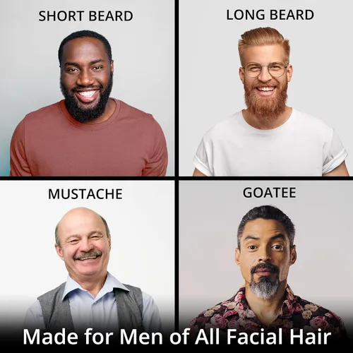Miniatura 8 de BEARD KING Delantal con babero para barba, como se ve en Shark Tank, regalos para él, rellenos de calcetines para hombres, regalo para hombres Negro