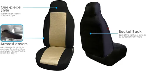 Miniatura 3 de Juego completo de fundas para asientos clásicas FH-FB102114. Dispensador de pañuelos para viajes en auto, apto para la mayoría de coches, camiones