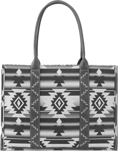 Miniatura 5 de Wrangler Aztec Tote Bag for Women Boho Shoulder Purses and Handbags