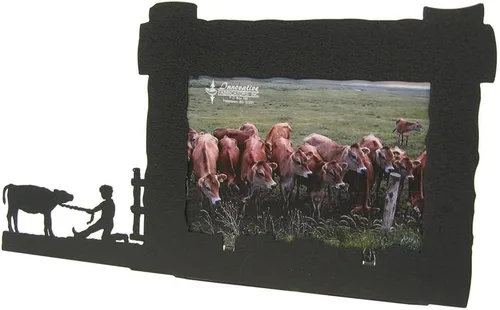 Miniatura 31 de Innovative Fabricators, Inc. American Steel Farm & Ranch - Marco de fotos, tractor de tracción en las cuatro ruedas, paisaje de 5 x 7, fabricado