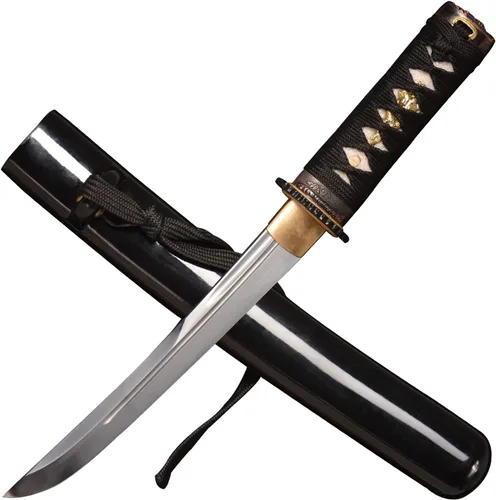 Miniatura 7 de SV Hand Forged Mini Samurai Sword Katana Tanto Japanese Small Samurai Short Sword Full Tang Sharp 16.53 Inch Various Styles Available
