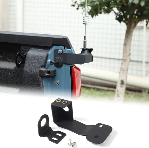 Miniatura 9 de Aunginsy Soporte de antena para portón trasero de automóvil compatible con Ford Maverick 2022 2023 2024 2025 Pickup lado izquierdo Soporte