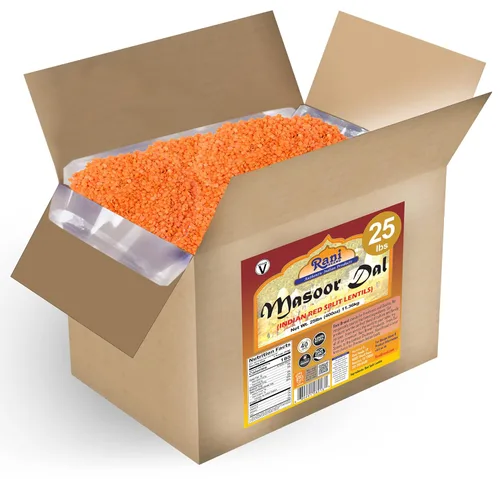 Miniatura 19 de Rani Masoor Dal (lentejas rojas indias) Gramo partido, 32 onzas (2 libras) 32.03 oz ~ Todo natural Apto para gluten Sin OMG Kosher Vegano