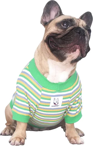 Miniatura 12 de iChoue - Pijamas y monos para mascotas, traje de cuerpo entero para perros medianos y grandes como para Corgi, Shiba Inu, Bulldog francés, Pug