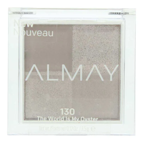 Almay - Paleta de sombra de ojos, maquillaje de ojos de larga duración, sombra de ojos de un solo tono en acabado mate, metálico, satinado y 130 El